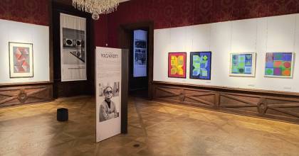 Vasarely 120 kiállítás a pápai Esterházy-kastélyban