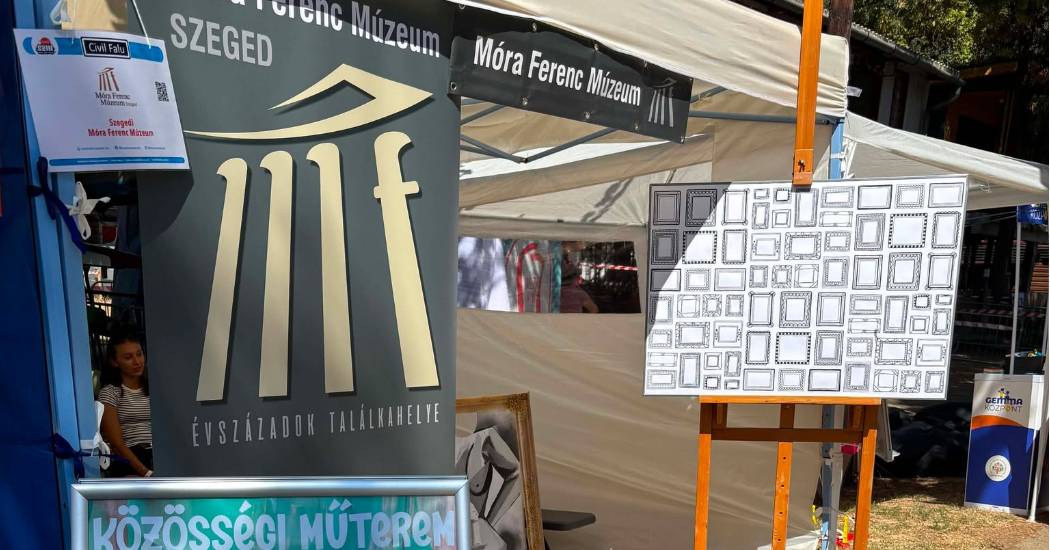 Közösségi műteremmel várta a fesztiválozókat a Móra Ferenc Múzeum a SZIN-en